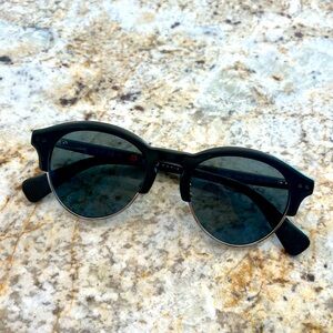 KENZO kz40195u unisex Black Round Sunglasses